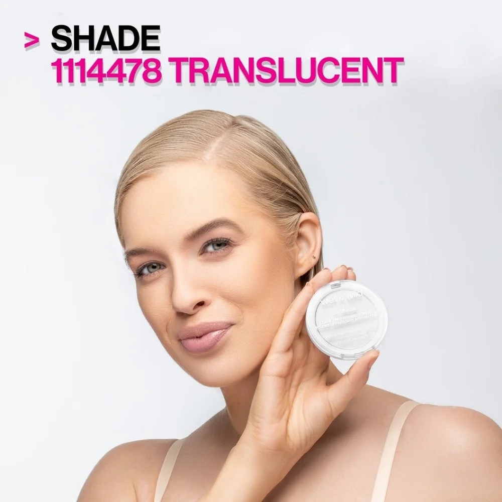 *3/15* NEW Wet N Wild Bare Focus Clarifying Finishing Powder Translucent Matte